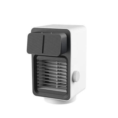 China Hot Sales Modern Portable Heater Fan 2 in 1 Heater and Humidifier Function Housing Use 800W 3 Speeds Mini Portable Low Noise Electric Mist Heater for sale