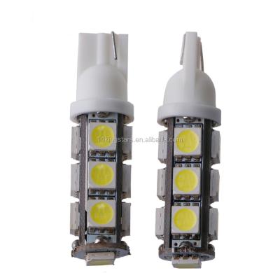 China T10 led canbus T10 white 5050 13SMD 13 led canbus smd t10 canbus t10 led bulb t10 t10 led canbus for sale