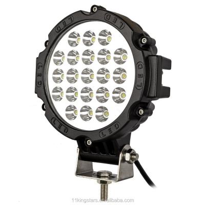 China car spare parts 63W 7inch LED BEAM LIGHT 9-30V work 9-30V offroad waterproof led light kingstar 108mm*107mm*76mm for sale