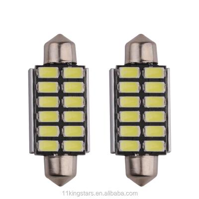 China Interior Lamp Led Bulb 41mm Festoon 5050 12SMD Auto Led Bulb Festoon Car Led Lamp for sale