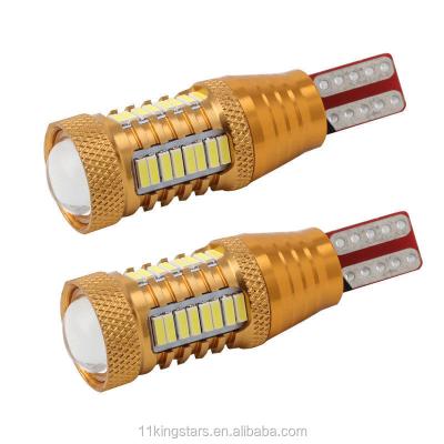 China High quality led bulbs car led automobiles tube bulb light DC12V led blub T15 W16W 4014 33SMD for sale