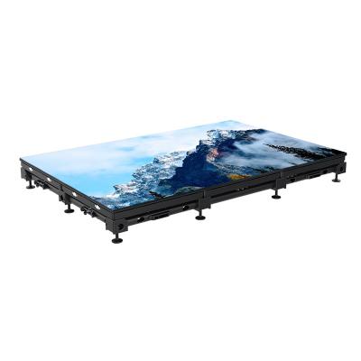 China P3.91 Large Waterproof 3D Party Stage Dance Floor Wall Floor Indoor Indoor Led Video LED Display for sale