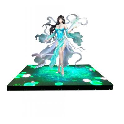 China P3.91 Factory direct anti-glare dance indoor 3D video indoor tile screen floor led display for sale