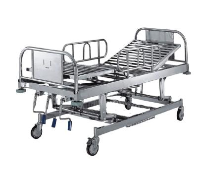 China 1 Functional Manual Stainless Steel Crank Three Manual Nursing Bed (HR-531) for sale