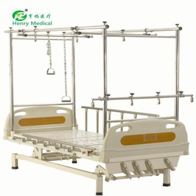 China Manual Hospital Bed Four-function Orthopedics Medical Nursing Bed / Patient Orthopedic Traction Bed for sale