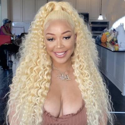 China Body Wave 13*6 Hd Lace Front Wigs Hair Glueless Human Hair Wigs For Black Women Light Yellow Deep Wave Raw Hair for sale