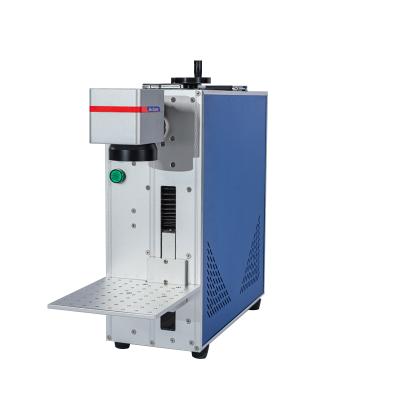 China Portable Laser Marking Fiber Marking Laser Machine 30w 60w Engraving Machine For Stainless Dog Tags for sale