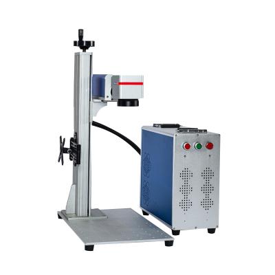 China 30w Metal Laser Fiber Laser Marker Split Marking Marking Machine For Jewelry Plastic Silicone for sale