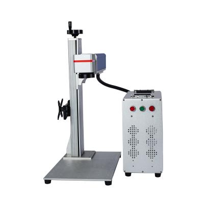 China Spotting Split Type 30w Portable Laser Machine Fiber Metal Laser Laser Marker for sale