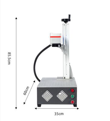 China Laser Marking Fiber 30w Plastic Meal Ring Laser Marking Machine All In One Laser Marker Machine for sale