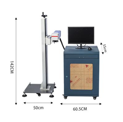 China Laser Marking Split Type Fiber Laser Marking Machine 20w 30w 60w Laser Marker For Pens Marking for sale