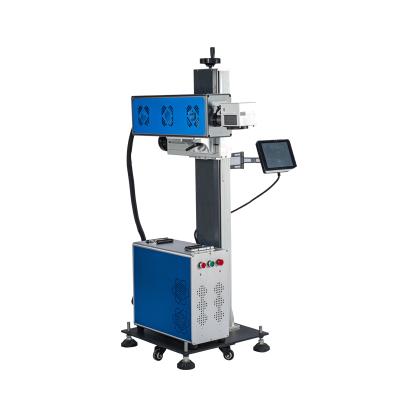 China Laser CO2 Leather Fabric Marking Machine Driving Laser Marking 30w Laser Marker for sale