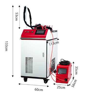 China Desktop Aluminum Metallurgy Laser Welder Metal Fiber Laser Welding Machine 1000w for sale