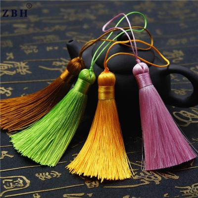 China Cell Phone 720D 8cm Polyester Tassel Trim For Garment Accessories And Curtains for sale