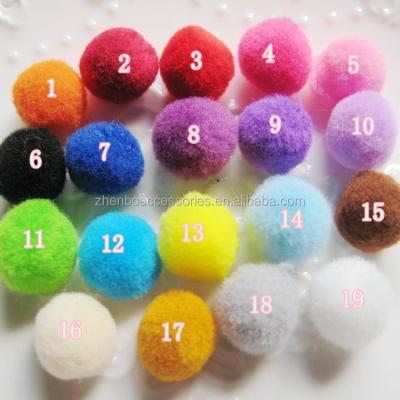 China Beautiful Various Colors Decorative Girl Doll/Clothing Decoration/DIY Mini Soft Pompom for sale