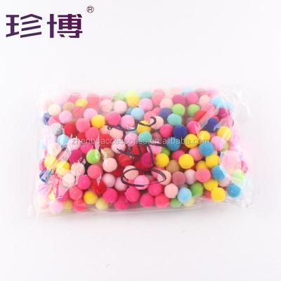 China Zhenbo Polyester Pom Pom, Craft Pom Poms Diy Mixed Color Pompom for Decorative for sale