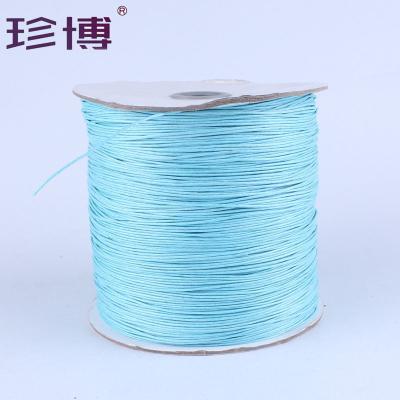 China Zhenbo DIY Wholesale High Tenacity Cord Polyester Waxed Polyester Decorative Cord for sale