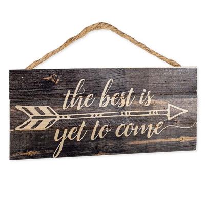 China China Best Selling New Door Decorative Wooden Signs With Letters Rustic Wooden Wall Sign for sale