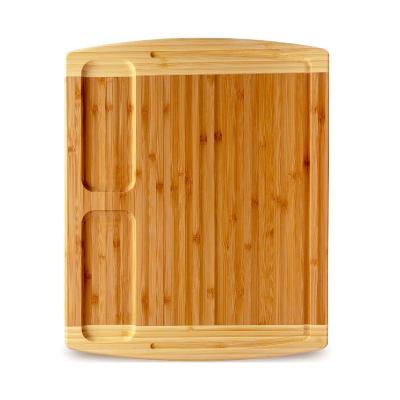 China Sustainable Innovative Grooved Wooden Cutting Board Multi Purpose Kitchen Chopper for sale