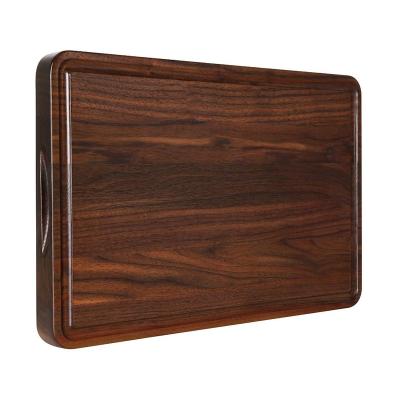 China Kitchen Cutting Board Sustainable Personalized Minimalistic Wooden Fluted Chopper Solid Wood for sale