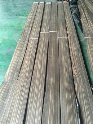 China Makassar Ebony Veneer Exotic Wood Veneers for sale