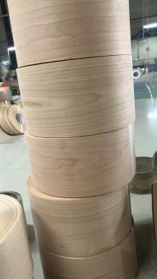 China Cherry Profile Wrap Veneer Rolls for Mouldings, Doors and Windows Industries for sale