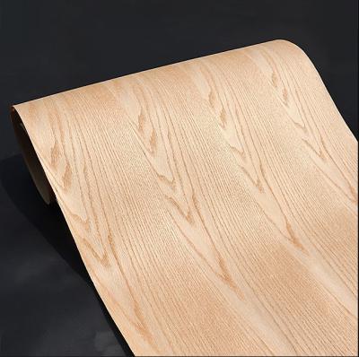 China Red Oak Kraft Paper Backed Veneer | Paper Backing Red Oak Wood Veneer Sheet for sale