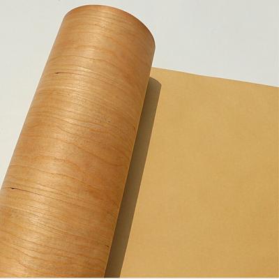 China American Cherry Paper Backed Veneer | Paper Backing Cherry Wood Veneer Sheet for sale