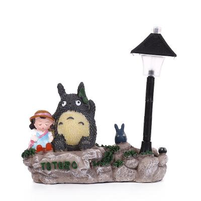 China New Europe Night Light Totoro Decoration Home Night Light Resin Craft Ornament for sale