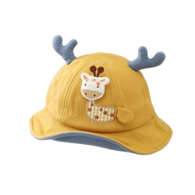 China Cute variety antlers baby sweater hat baby casual cotton fisherman hat spring and autumn boys and girls children's potty hat for sale