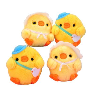 China New Cute Chubby Chick Plush Toy Doll Pendant Key Chain Manufacturer Wholesale for sale