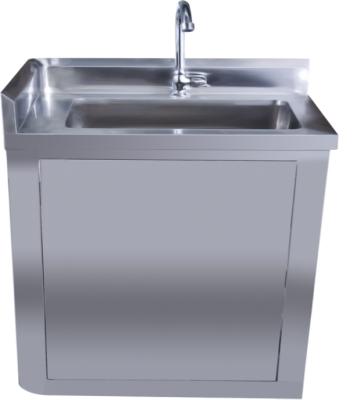 China Building Material Shops Single Sink 304 Stainless Steel Cabinet Hospital Operation Purification Room Single Workshop Laboratory Sink Basin for sale