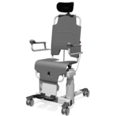 China High quality patient with TR1000 electric four wheel transfer lift shower chair for sale