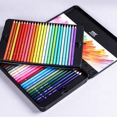 China Soften Bass Wood Nyoni Art Coloring Pencil Kit Wood Color Oil Color Pencil Set For Artist Color Pencil for sale