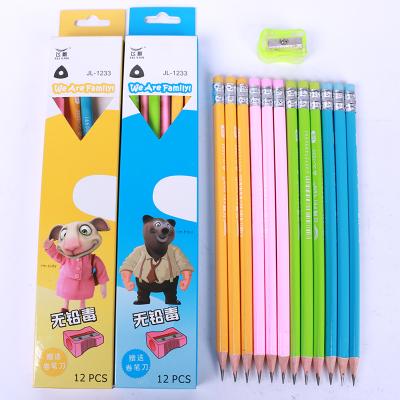 China Office & School Pencil Cheap Sharpened Eraser Charcoal HB Pencil High Quality Student Stationary Standard Pencils for sale