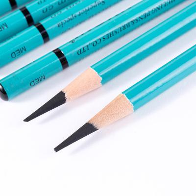 China Office & School Pencil Pen Holder Art Tools Charcoal Round Drawing High Quality Wooden Sketch Pencils for sale