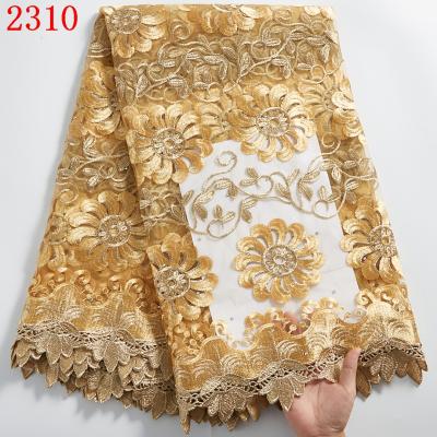 China Embroidery Viable African Milk Silk Lace For Dress African Milk Silk Net Lace Nigerian Free Shipping 2310 Lace for sale