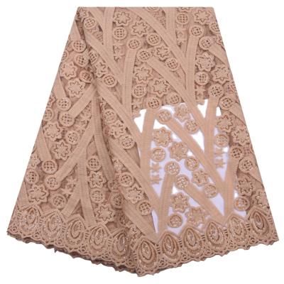 China Free Shipping Sustainable African Milk Silk Lace With Sequins High Quality African Tulle Lace Fabric 2145 for sale