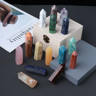 China China 2022 Hot Selling Natural Crystals Head Rose Quartz Tower Amethyst Healing Crystal Stones for sale