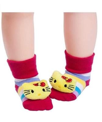 China QUICK DRY Animal head Wholesale shoe with 3d cartoon animal pattern baby socks for sale