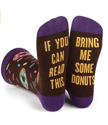 China WZ QUICK DRY Fuzzy Socks If You Can crew read this bring me novelty socks - message funny socks for men and women for sale