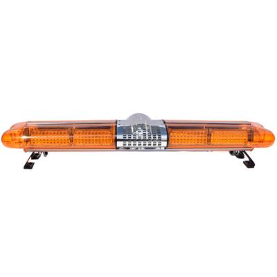 China PC+Aluminum Tow Truck Led Strobe Car Warning Light Bar With Electronic Siren for sale