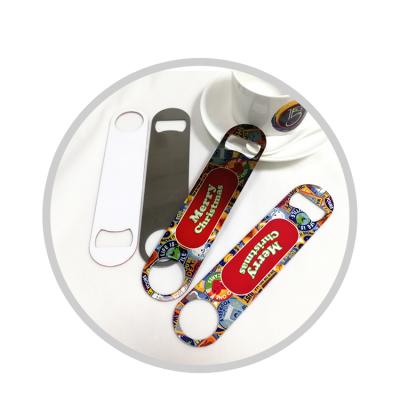 China Viable Manufacturer Creative Custom Key Chain High Quality Promotion Bottle Sublimation Printing High Quality Opener for sale