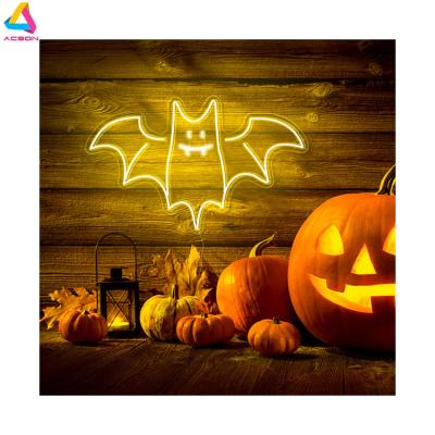 China Long Lasting Halloween Decoration Neon Light Bat LED Neon Light For Halloween Party for sale