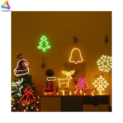 China Long Durable Led Sign Merry Christmas Light Neon Sign Christmas Decor For Bedroom Wall Decoration, Lightup Christmas Sign, Bar Store Store for sale