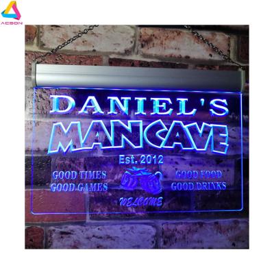 China Long Lasting Bar Custom Personalized Your Name Built Date LED Neon Sign for sale