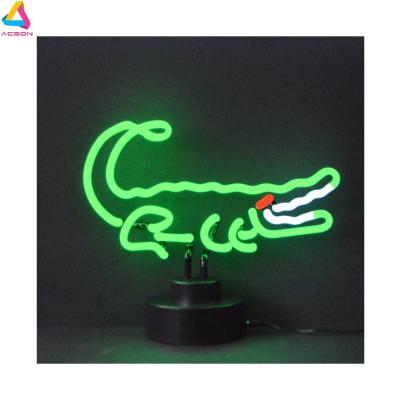 China Durable Hot Sales Support Signage Long Lasting Animal Electronic Led Crocodile Fox Waterproof Neon Sign Signs Customization for sale