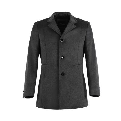 China Jackets 100% Wool Wool Anti-Wrinkle Men's Formal Coat Half Breasted Men's Coats Classic Short Single Breasted Coats for sale