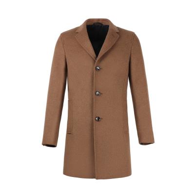 China newest design Anti-wrinkle men's wool coat slim suit coats new winter men's clothing tacky OEM customized wool coat for men for sale