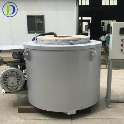 China Easy Operate Small Aluminum Crucible Tilting Furnace 50kg Gas Melting Aluminum for sale